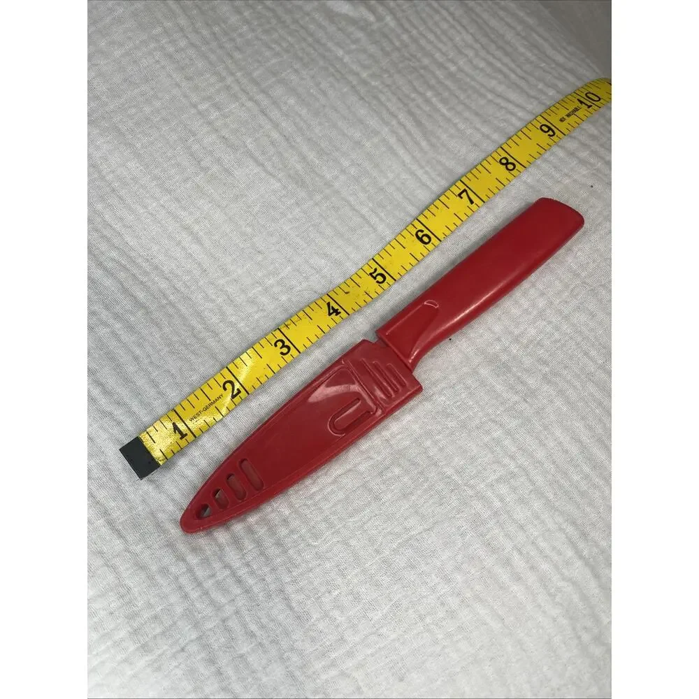 Kuhn Rikon Colori 4 Inch Paring Knife Red